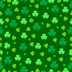 St.Patrick 's Day. Celebration. recreation. green. Clover. Print, for postcard and banner. For your design.