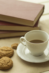 morning coffee on the table
