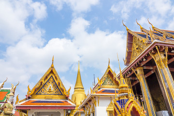 The Grand Palace or Wat Phra Kaew Temple of The Emerald Buddha,Bangkok ,Thailand,