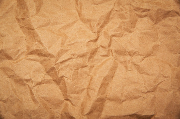 Crumpled paper for background usage