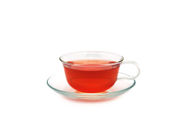 cup of tea isolated on white