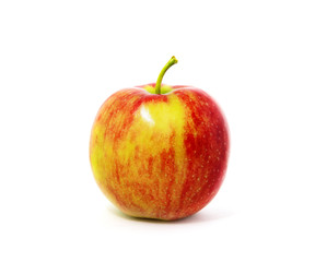 red apple on a white background