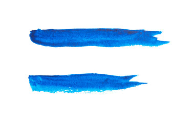 Blue abstract background in watercolor style