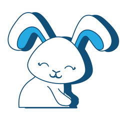 Cute rabbit icon