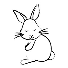 Cute rabbit icon