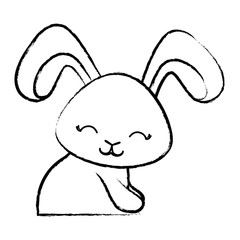 Cute rabbit icon