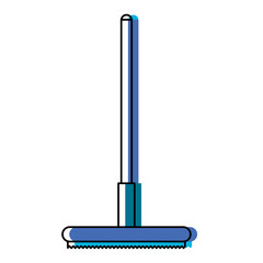 curling broom icon