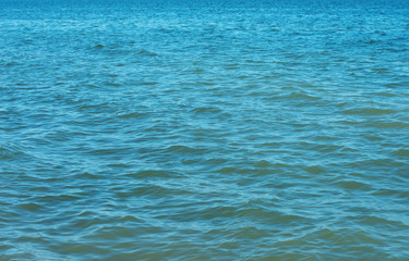 Blue sea water background