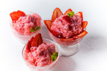 台湾　屋台風かき氷　Taiwan type of epidemic shaved ice