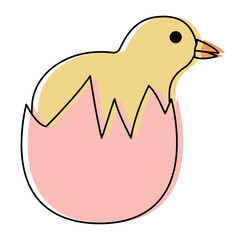 cute chicken icon
