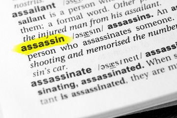 Highlighted English word 