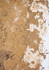 background of clay wall