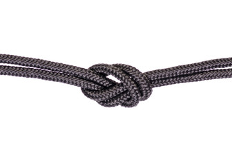Black rope knot isolation