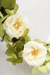 プリザーブドフラワー　黄色　バラ　アップ　