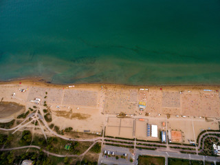 Coastline bordseye view