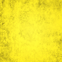 Yellow grunge wall for texture background