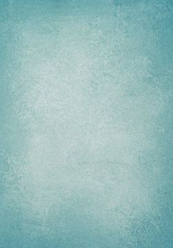 old light blue and faded white background paper design with distressed vintage texture, worn parchment
