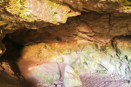 Bone caves / An image of the inside of the "Bone Caves", Inchnadamph, Sutherland,Scotland. 16 October 2015