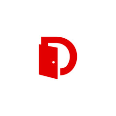 Door concepts logo vector abstract