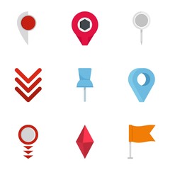 Manifestation icons set. flat set of 9 manifestation vector icons for web isolated on white background