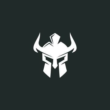 spartan viking logo vector graphic abstract download