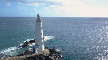 phare en vue aérienne