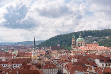 Fototapeta premium Aerial View of Prague, Czech Republic.