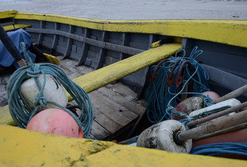 wnętrze łodzi © Urszula