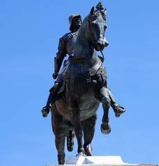 Fototapeta na wymiar Venezia, Italia, Campo San Giovanni e Paolo, monumento equestre a Bartolomeo Colleoni