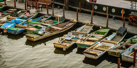 Fototapeta na wymiar Boats at the Dock
