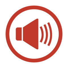 Sound Icon on white background.
