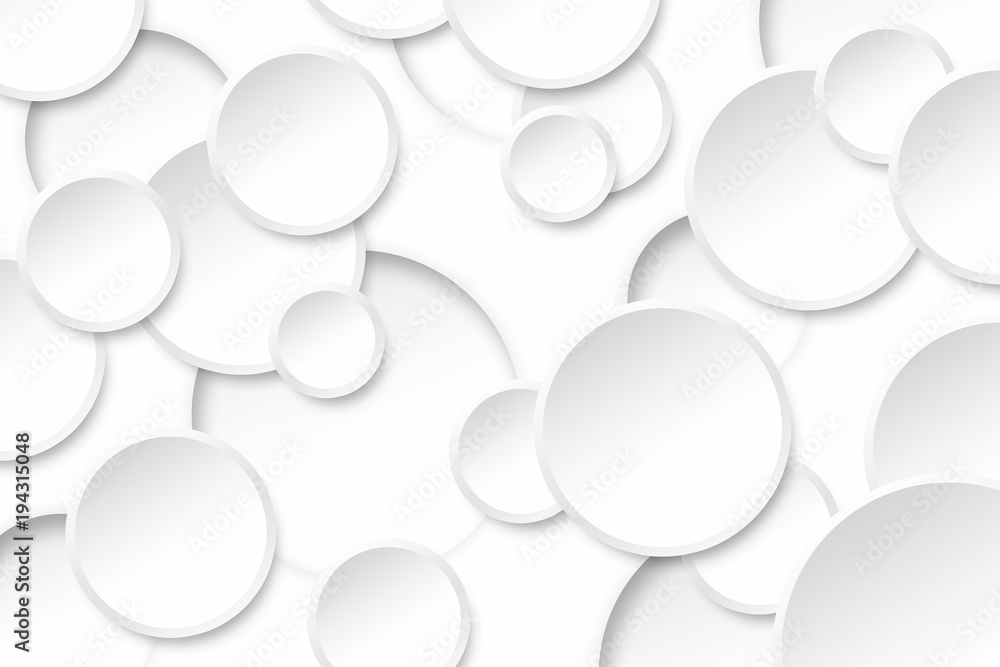 Poster Abstract circle white color on background texture.