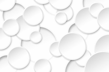 Abstract circle white color on background texture.