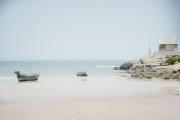Obraz premium Sea view from tropical beach Summer paradise beach
