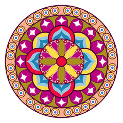 Decorative vintage mandala