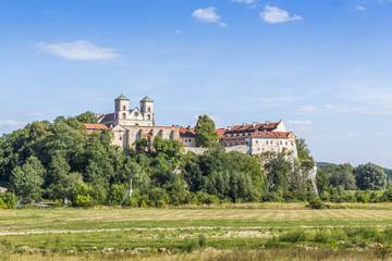 Fototapeta na wymiar Benedictine Abbey in Tyniec, Krakow, Poland
