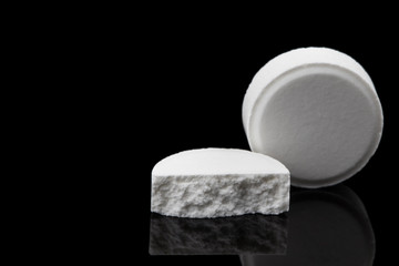 White pills that have expired.