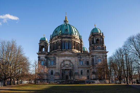 Berlin cathedral, Berliner Dom. Sunny day view.