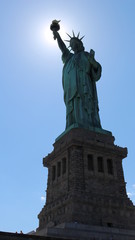 Obraz premium Liberty statue brighting