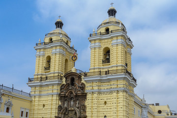 Fototapeta na wymiar Convent of San Francisco, Lima, Peru