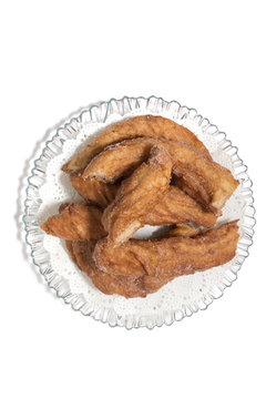 Portuguese farturas sweet fried dough