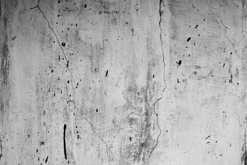 Wall fragment with scratches and cracks