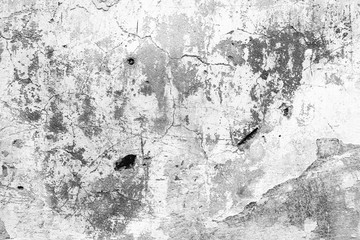 Wall fragment with scratches and cracks