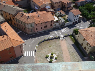 Veduta dal campanile di Guanzate