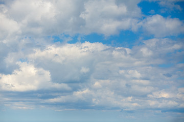 Fototapeta na wymiar sky with big clouds