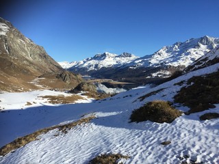 Alps during the winter 