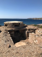 an old bunker from word war 2 