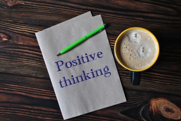Positive thinking - obrazy, fototapety, plakaty