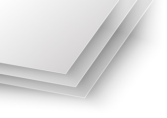 Gray elegant template of paper layers