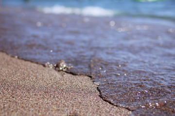 water and sand background